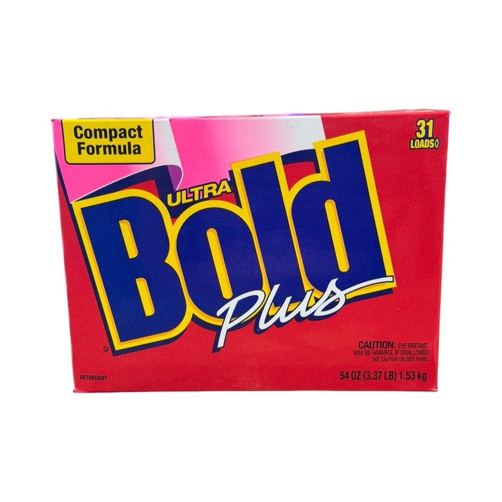 Discontinued Ultra Bold Plus Compact Formula Laundry Detergent 31 Loads 54 oz
